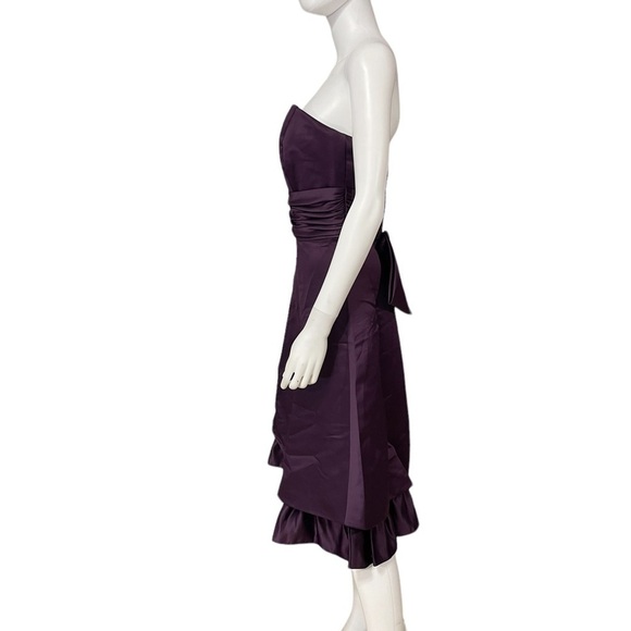 EDEN MAIDS Purple Strapless Formal Dress - Picture 5 of 7